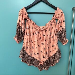 SPELL Lionheart Off Shoulder Top